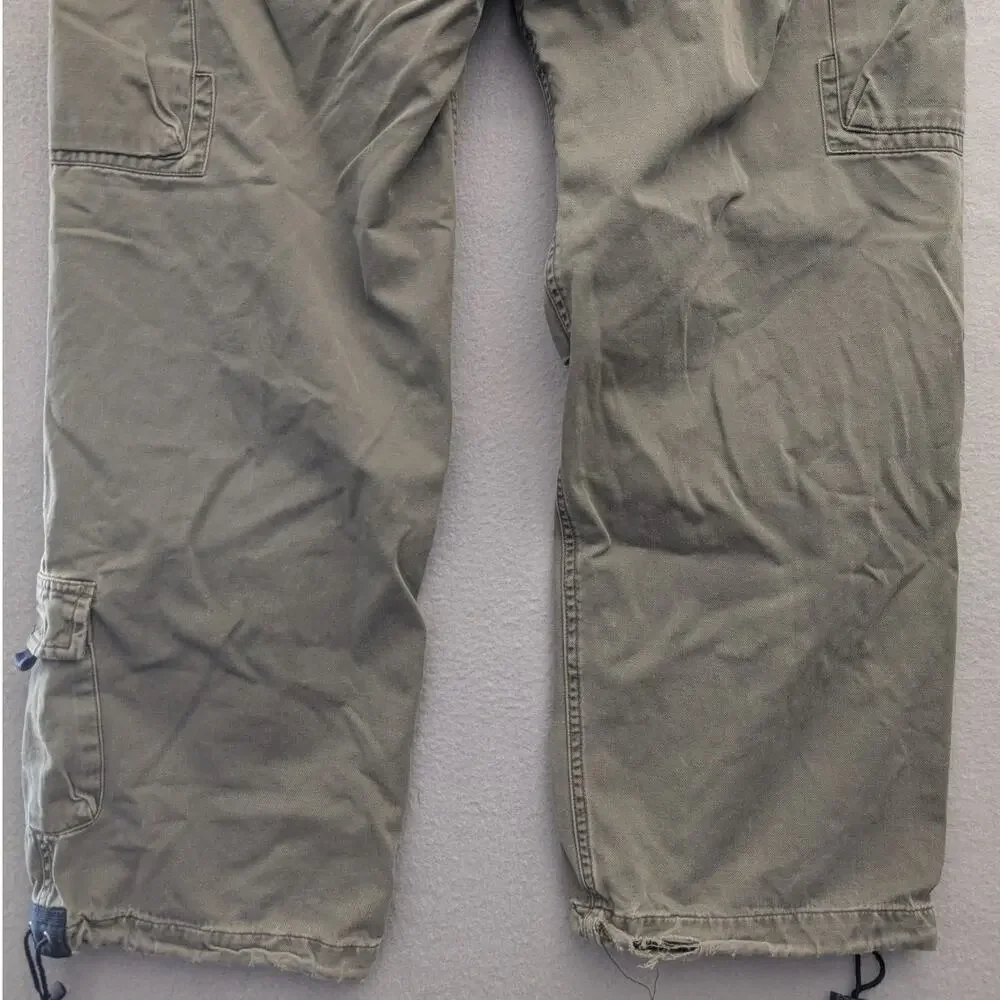 Vintage Abercrombie and Fitch Pants Mens L Brown Cotton Nylon Cargo Gorpcore Y2K